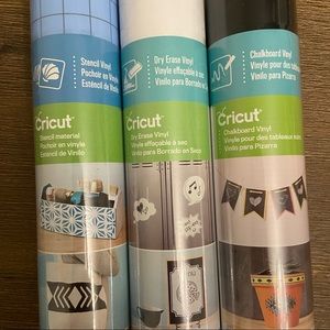Bundle of 3 Cricut vinyl rolls